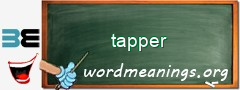 WordMeaning blackboard for tapper